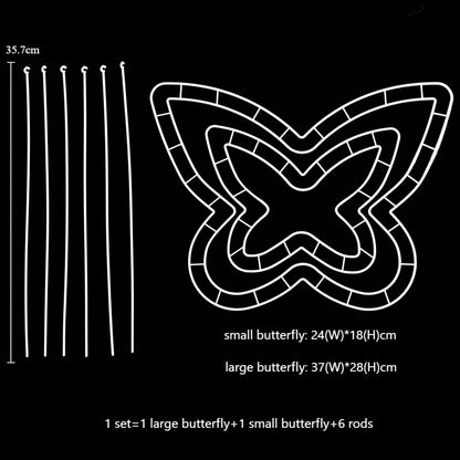 Butterfly Bouquet Floral Arrangement Frame (3 Sets)