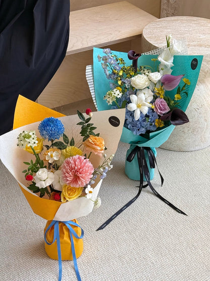 8pcs Subtle Textured Bouquet Wrap Paper (35x54cm)