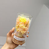 Load image into Gallery viewer, Mini Preserved Flower Bouquet Wish Bottle