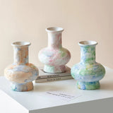 Load image into Gallery viewer, Modern Watercolor Marble Ceramic Vase