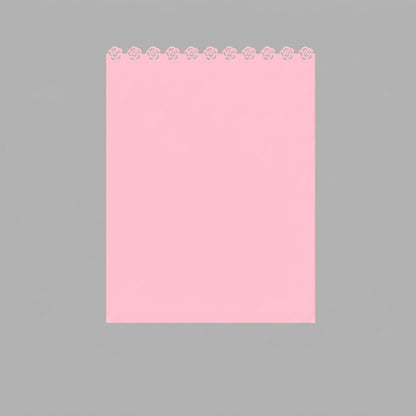 Laser-Cut Rose Edge Flower Wrap Paper Pack 24 (15" x 20")