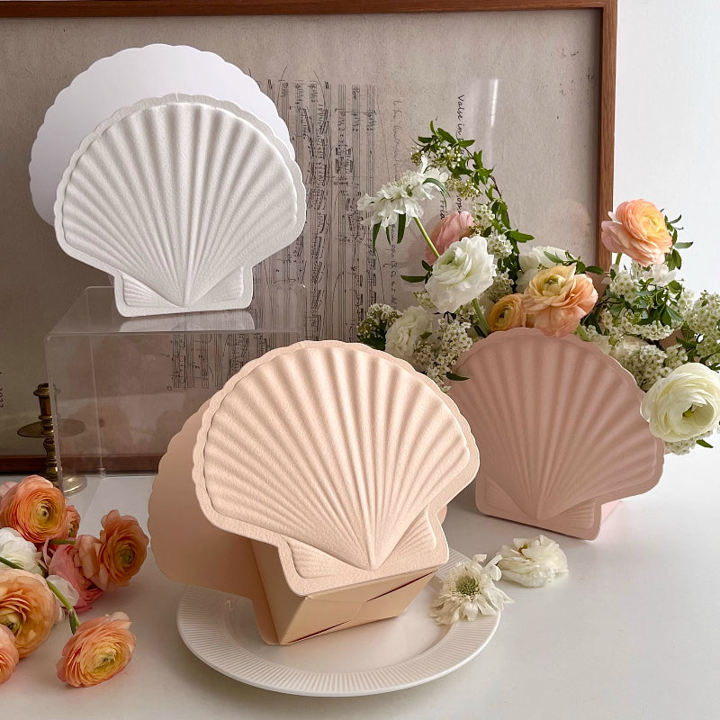 6pcs Shell Shaped Flower Gift Box for Mother's Day