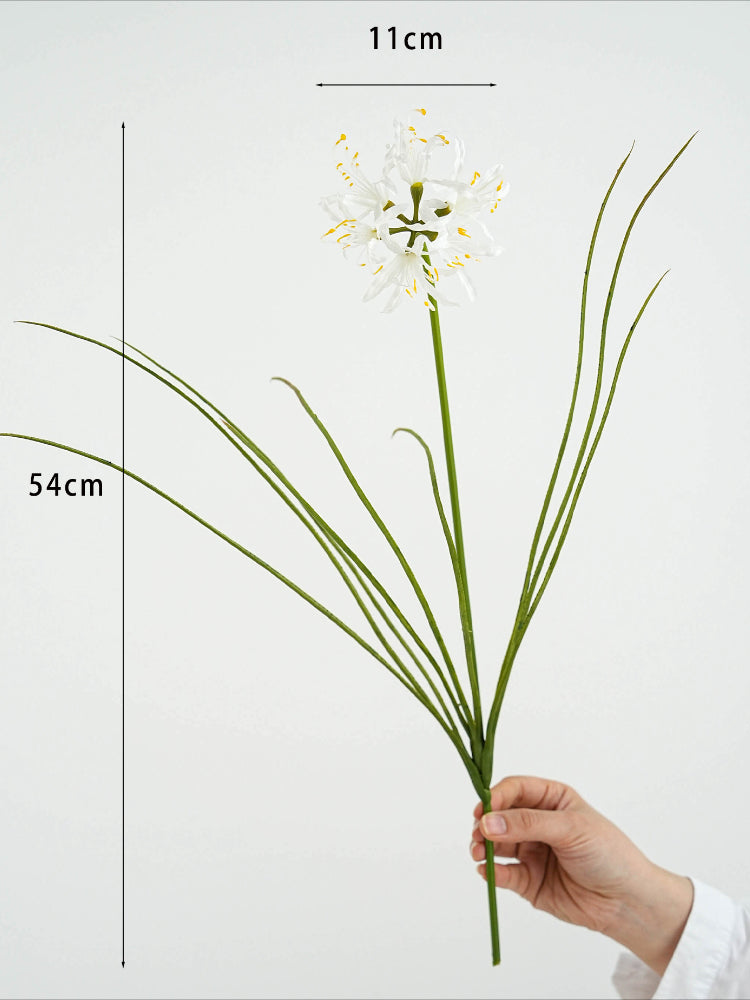 artificial spider lily Artificial Spider Lily Flower with Leaves (54cmH)