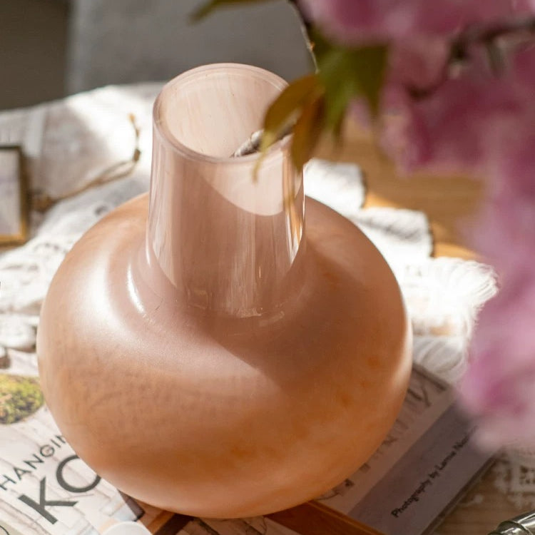 Modern Minimalist Pastel Glass Vase