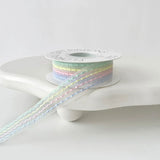Load image into Gallery viewer, Pastel Embroidered Sheer Ribbon (2.5cmx8Yd)