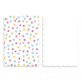 Load image into Gallery viewer, 20pcs Spring Scalloped Floral Wrap Paper (35x50cm)