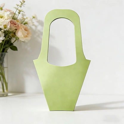 Solid-Color Kraft Paper Flower Bouquet Bags Pack 10