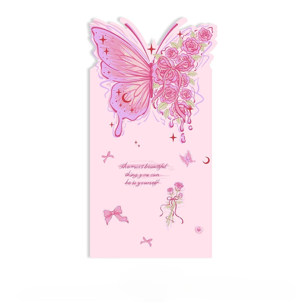10pcs Butterfly Whisper Floral Wrapper (28x52cm)