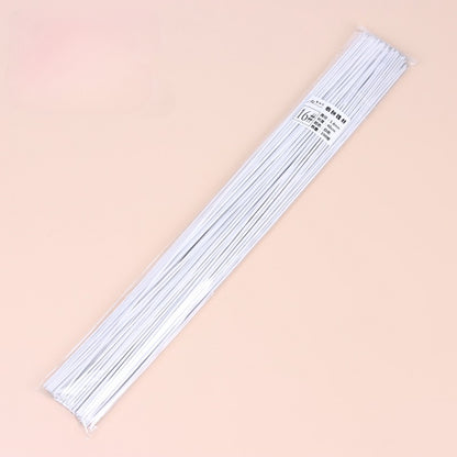 White Floral Wire for Crafts Pack 100