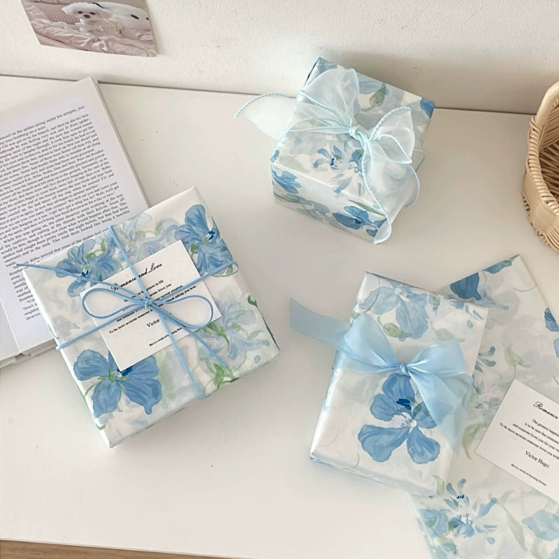 Watercolor Floral Printed Tissue Paper Pack 50