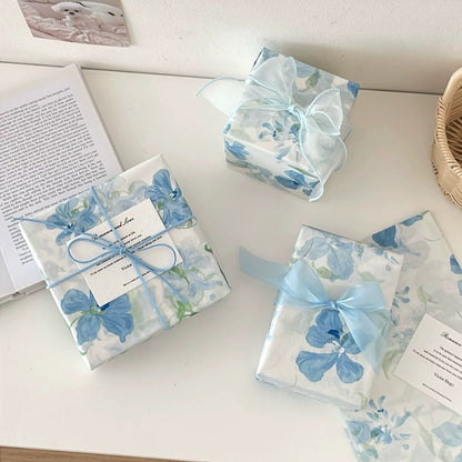 Watercolor Floral Printed Tissue Paper Pack 50
