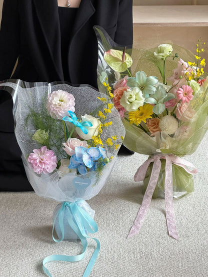 20pcs Leaf Shaped Bouquet Cellophane Wrap