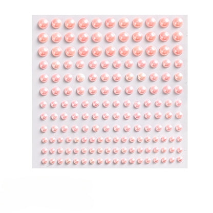 Self-adhesive Decorative Flat Faux Pearls