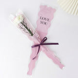 Load image into Gallery viewer, Scalloped Single Stem Flower Sleeves Pack 100
