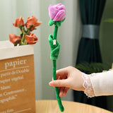 Load image into Gallery viewer, Plush Rose Flower with Bendable Stem 30cm