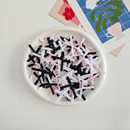 100pcs Silk Ribbon Bows for DIY Decorations