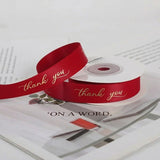Load image into Gallery viewer, THANK YOU Matte Florist Ribbon (1.6cmx10Yd)