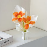 Load image into Gallery viewer, Modern 3D Printed White Sculptural Vase