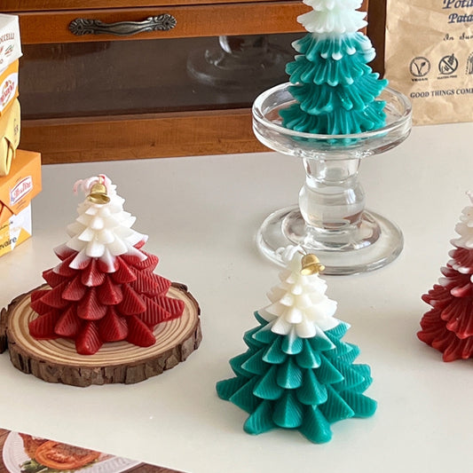 Bougie parfumée Sapin de Noël enneigé