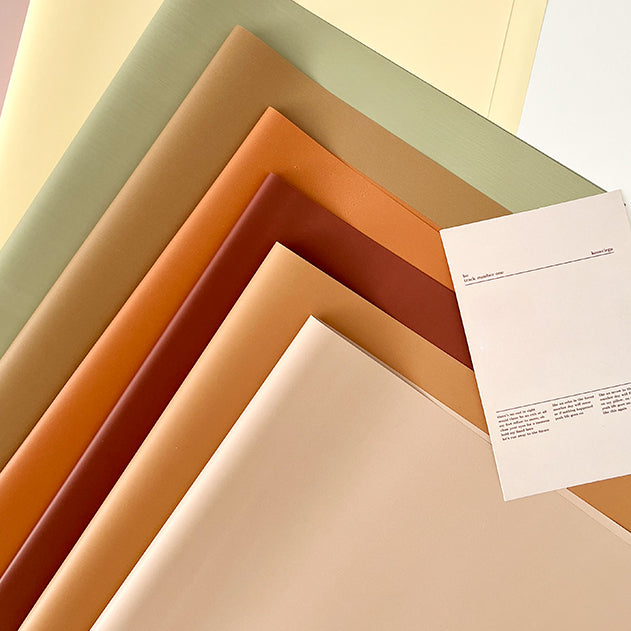 20 feuilles de papier fleuriste mat uni (56x56 cm)