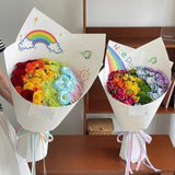 Load image into Gallery viewer, 10pcs Rainbow Flower Wrapping Paper (38x50cm)