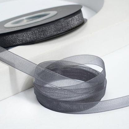 Solid Color Sheer Organza Ribbon (10mmx50Yd)