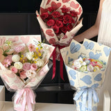 Load image into Gallery viewer, 20pcs Love Letter Flower Wrap Paper (35x50cm)