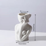 Load image into Gallery viewer, Modern Abstract Face Ceramic Vase