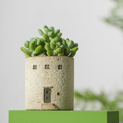 Rustic Cottage Ceramic Plant Pot