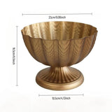 Load image into Gallery viewer, Vintage Metal Pedestal Compote Vase
