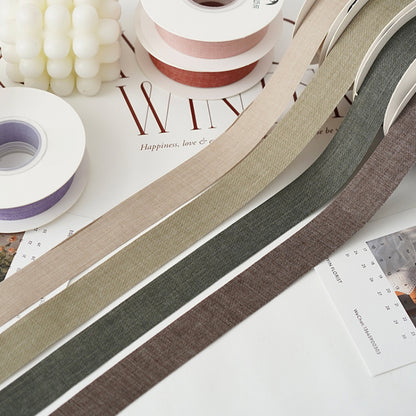 Korean Style Linen Ribbon (2.5cmx10Yd)