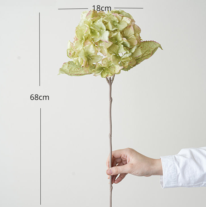 27" Vintage Artificial Hydrangea Stem
