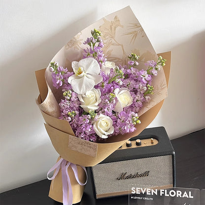 20pcs Flower Shadow Bouquet Wrap Paper (36x52cm)