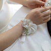 wrist corsage white