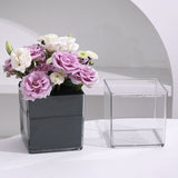 Load image into Gallery viewer, Square Acrylic Transparent Flower Vase