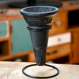 Load image into Gallery viewer, Concrete Ice Cream Cone Planter with Stand