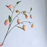 Load image into Gallery viewer, Artificial Mango Fruit Branch Stem (85cm)