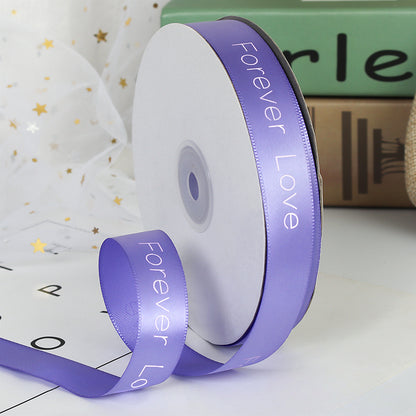 Valentine's Day Forever Love Satin Ribbon (20mmx49Yd)