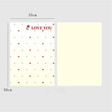 Load image into Gallery viewer, 20pcs LOVE YOU Valentine's Day Wrap Paper (35x50cm)