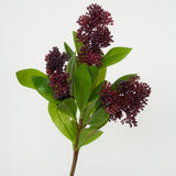 Load image into Gallery viewer, Artificial Japanese Skimmia Spray 54cmH