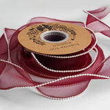Load image into Gallery viewer, Pearl-edged Ruffled Wave Ribbon (4cmx5Yd)