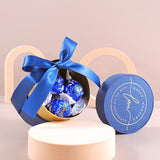 Load image into Gallery viewer, Small Round Wedding Favour Boxes with Lids Pack 10