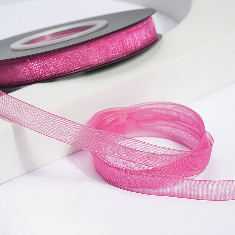Solid Color Sheer Organza Ribbon (10mmx50Yd)