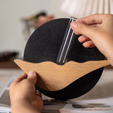 Load image into Gallery viewer, Zen Wood Wall-Mounted Test Tube Vase