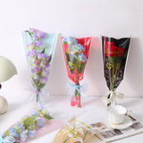 Load image into Gallery viewer, 50pcs Gold Bow Print Bouquet Sleeves Bags