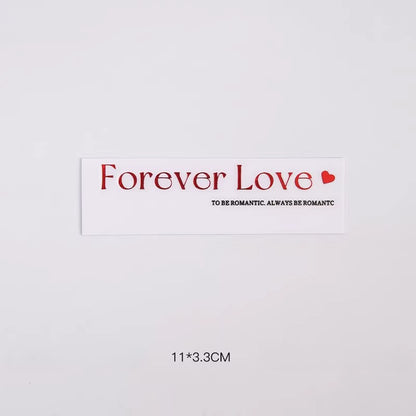 20pcs Transparent LOVE Transfer Stickers