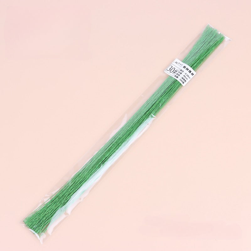 Light Green Floral Wire for Crafts Pack 100