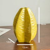 Load image into Gallery viewer, Lemon-shaped Decorative Ceramic Vase