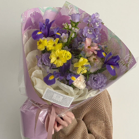 10pcs Artistic Print Floral Wrap Paper (38x58cm)