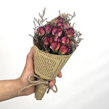 Load image into Gallery viewer, Vintage Style Mini Dried Rose Bouquet